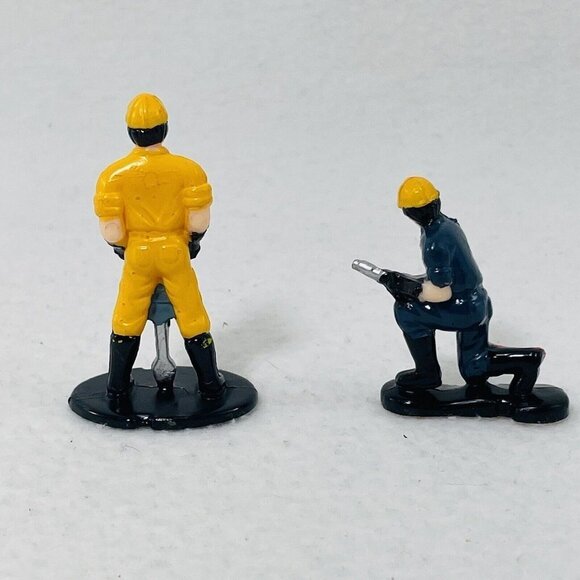 Model Road Builder Construction Worker Labor Man Action Figure Toy Cake Topper - Picture 4 of 6